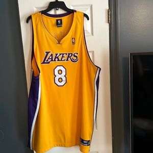 Reebok AUTHENTIC Kobe Bryant 8 Lakers jersey as 56